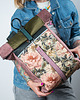 plecaki Plecak damski miejski handmade różowy KWIATOWA SIELANKA 4