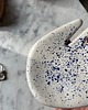 pojemniki na biżuterię Ceramiczna Łapka Handmade Talerzyk na Biżuterię Niebieskie Ciapki 6