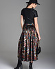 spódnice maxi Spódnica asymetryczna boho orientalny wzór welur 3