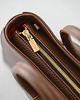 torebki do ręki BOW BAG - skórzana torebka - brąz orzechowy 1