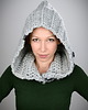 szale damskie Monohood 04 - JASNO SZARY 7