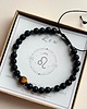 biżuteria męska Męska bransoletka - zodiakalny amulet z tygrysim okiem 1