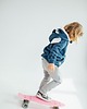 bluzy dla chłopców Bluza z kapturem z uszami jelonka dla dziecka granatowa 1