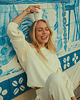 bluza bez kaptura damska Bluza bez kaptura COMFY FIT Butter Cream 5