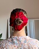 gumki do włosów Big scrunchie Świąteczna Czerwień 1