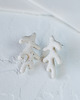 kolczyki ceramiczne Kolczyki porcelanowe KORALOWIEC 1