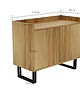 komody i szafki Komoda drewniana Rosso Loft Double 3