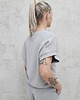 komplety damskie Chiara oversizowy komplet bezrękawnik i spodnie wide leg Glacier gray 5