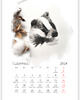 kalendarze i plannery Kalendarz zwierzęta 2024 2