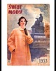 plakaty Plakat Oprawiona okładka czasopisma ŚWIAT MODY, Jesień 1953 aut. Maciej Nehring 1