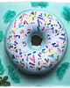 poduszki z grafiką Poduszka Pączek Donut Mały Miętowy 3
