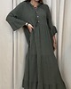 sukienki maxi damskie Bawełniana sukiena Khaki 1