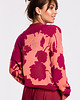 swetry damskie  Sweter w kwiaty - model 4(BK-056) 4
