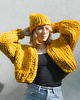 szale damskie Zestaw komin i beanie organiczna merino 3