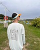bluza bez kaptura damska Buza - Summer, niebieska 1
