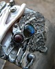 bransoletki z kamieni naturalnych Perła / labradoryt / granat  - roślina   - BRANSOLETA MANKIET  CUFF 3