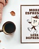 grafiki i ilustracje PLAKAT kawa, zabawny prezent dla kawosza, more espresso 2