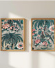grafiki i ilustracje ZESTAW 2 PLAKATÓW  , chintz dekoracja, grafiki botaniczne 1