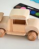 klocki i zabawki drewniane Samochód drewniany 3