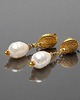 kolczyki pozłacane Kolczyki pozłacane Pearls [white] perły vol. 27  1