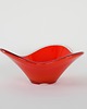 patery i talerze Patera czerwona, szkło Murano, włoski design, lata 60, produkcja: Włochy 2