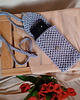 etui na telefon Macrame Phone Case, stalowy 1