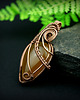 wisiory Agat brazylijski wisiorek wire wrapping 4