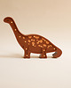 lampy do pokoju dziecka Drewniana Lampka Dino - Brown 3