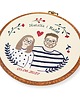 Ślub - inne Personalizowana pamiątka ślubna/zaręczynowa , haft w oprawie vintage 3