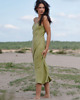 sukienki midi damskie Długa sukienka w stylu bieliźnianym (slip dress), PERFECT PEAR 2