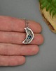 wisiory Wisiorek księżyc niebieski apatyt wire wrapping 4