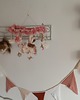 akcesoria do łóżeczek Karuzelka do łóżeczka handmade kwiaty flaming 5