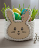 ozdoby wielkanocne Baza Wielkanocna 20cm KRÓLIK ZAJĄCZEK do Koszyczka Dekoracji Szydełkowania 2