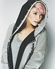 bluza z kapturem damska Bluza kardigan płaszcz kaptur skóra 3