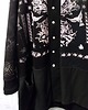 bluza z kapturem damska Czarna bluza  płaszczyk Serce 4
