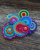 broszki Kolorowa broszka soutache 1