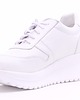 sneakersy damskie Sneakersy skórzane -  białe  (7034) 1