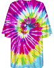 t-shirt damskie DR.CROW T-shirt Damski Oversize Tie Die Colorful 1
