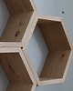 półki Półka plaster miodu /heksagon 3