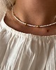 chokery Naszyjnik Choker DOT z masą perłową 1