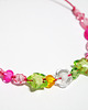 chokery Naszyjnik - Różowy, zielony 3