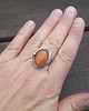 pierścionki - różne Pomarańczowy - pierścionek regulowany 4