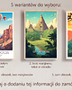 plakaty Grecja - Santorini - Plakat, pamiątka dla podróżnika 1