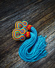 kolczyki soutache Kolorowe kolczyki sutasz z chwostami 2