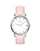 zegarki damskie Zegarek  mały - Simple elegance - skórzany, pudrowy róż 1