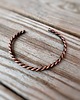 bransoletki wire wrapping Bransoletka miedziana Splot Odwagi 1