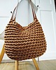 torby na ramię Torba na Ramię "Boho Weave Bag" kolor Karmelowy ze złotą nitką 5