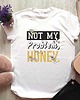 t-shirt damskie Koszulka damska oversize Not my problem Honey 1