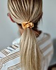 gumki do włosów Gumka jedwabna, scrunchie, frotka warm gold MINI 2