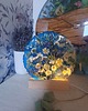 dekoracje świetlne Lampka z naturalnymi kwiatami - niebieska 7